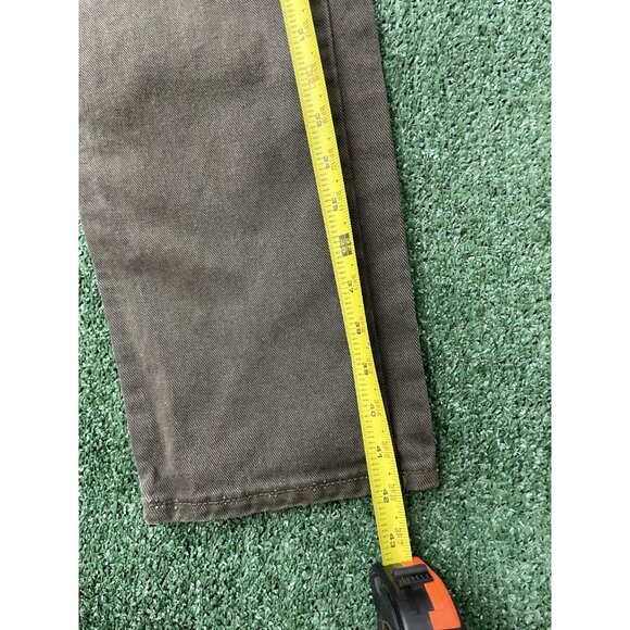 Gap Denim Green Dark Loose Fit W33 Men's Pockets Button Pants - Picture 6 of 10